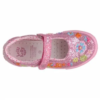 Lelli Kelly Kids Glitter Splendid Dolly T Fuchsia