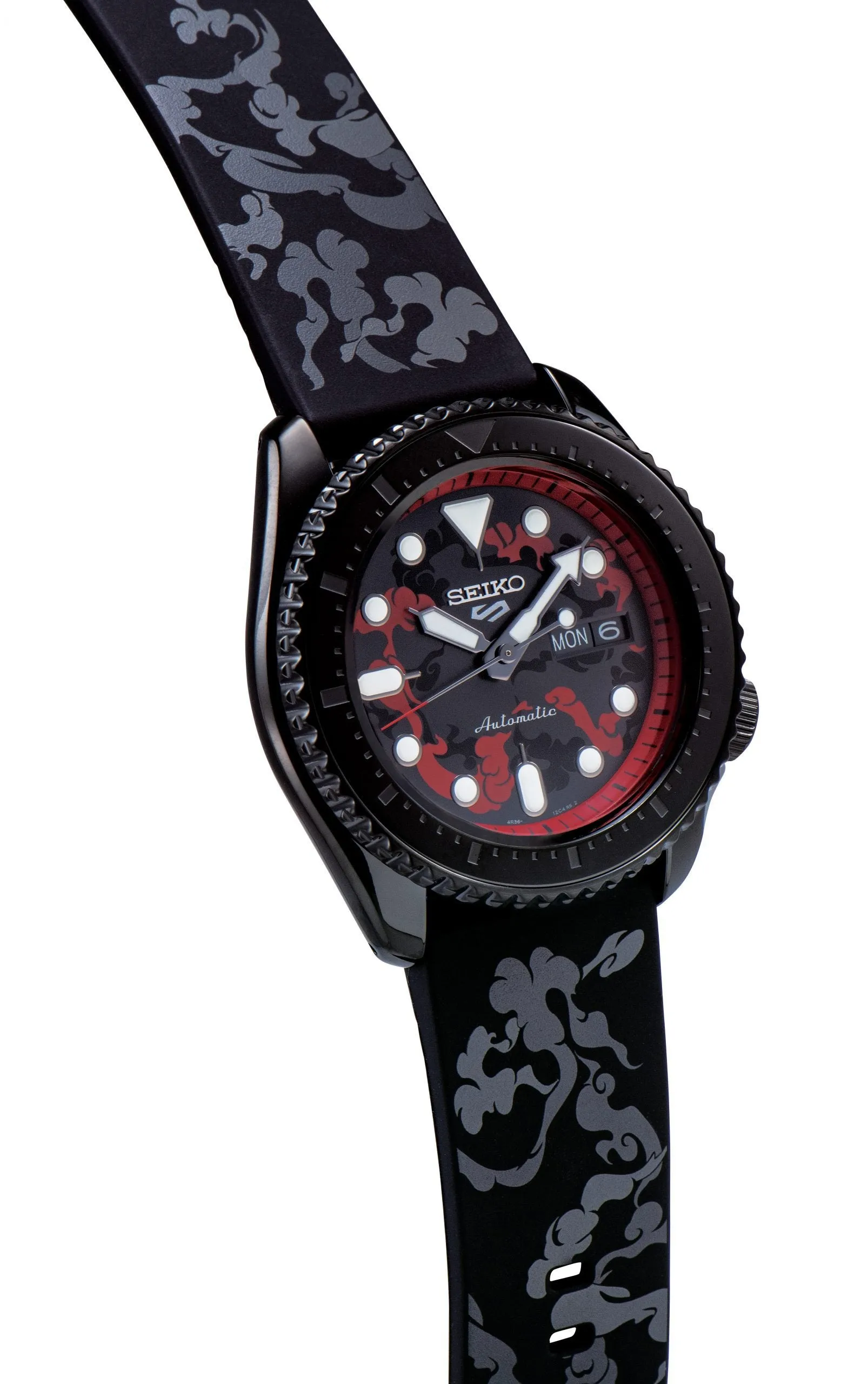 Seiko 5 Sports One Piece Monkey.D Luffy Automatic Men's Watch SRPH65